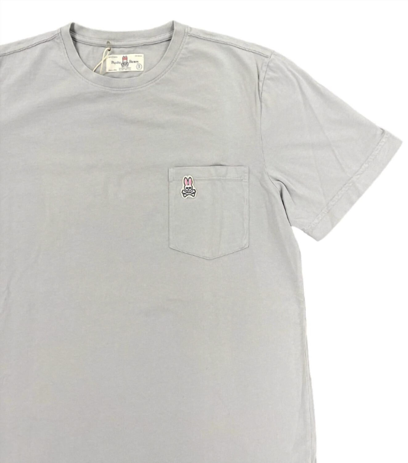 Мужская футболка с короткими рукавами и карманами из сплава Psycho Bunny
Мужская футболка с короткими рукавами и карманами из сплава Psycho Bunny