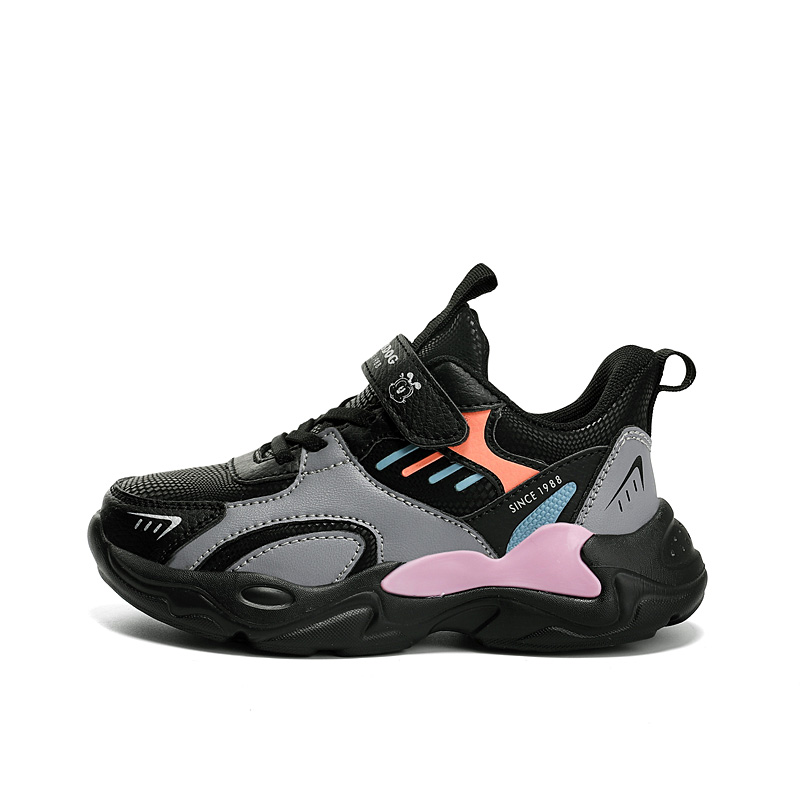 Детские противоскользящие легкие кроссовки на низком ходу с амортизацией Lifestyle BOBDOG, черный
Детские противоскользящие легкие кроссовки на низком ходу с амортизацией Lifestyle BOBDOG, черный