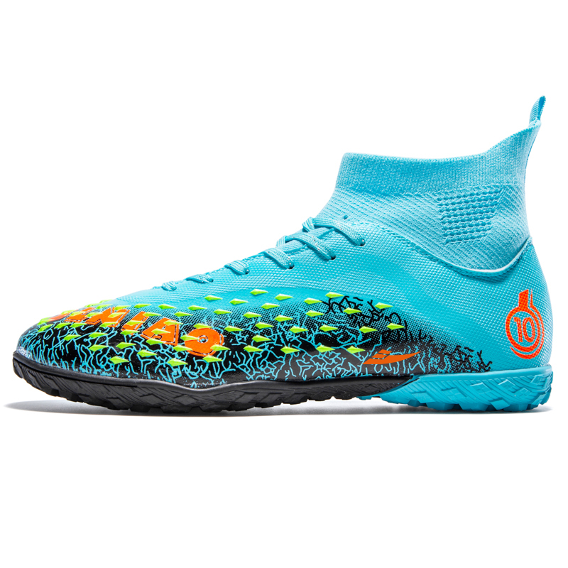 Kuding Унисекс футбольные бутсы мидтоп белый/черный/зеленый/аква/зеленый - Moonlight Turf, цвет Moonlight Turf 
Kuding Унисекс футбольные бутсы мидтоп белый/черный/зеленый/аква/зеленый - Moonlight Turf, цвет Moonlight Turf