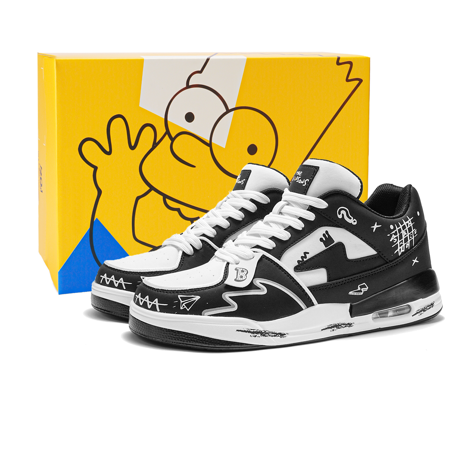 The Simpsons Винтажные баскетбольные кроссовки унисекс низкие белые/классический черный/белый/фейерверк/аква синий - классический черный белый, цвет Classic Black White
The Simpsons Винтажные баскетбольные кроссовки унисекс низкие белые/классический черный/белый/фейерверк/аква синий - классический черный белый, цвет Classic Black White