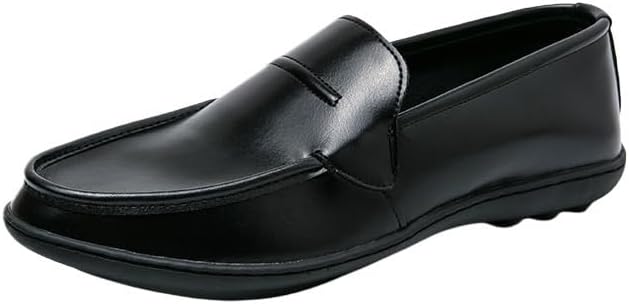 Мужские классические кожаные лоферы, мокасины без шнурков, противоскользящие и износостойкие, для повседневной носки, вечеринок, вождения, деловых встреч Zestrelax, черный
Мужские классические кожаные лоферы, мокасины без шнурков, противоскользящие и износостойкие, для повседневной носки, вечеринок, вождения, деловых встреч Zestrelax, черный