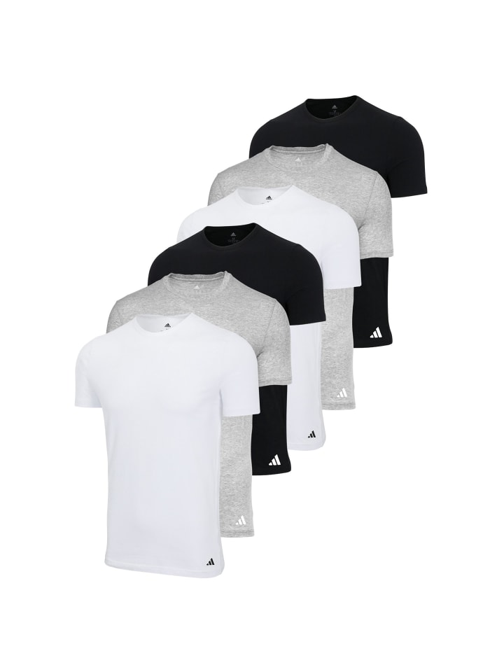 Adidas Набор из 6 футболок белого, черного и серого цветов, Черный, Adidas Набор из 6 футболок белого, черного и серого цветов
Adidas Набор из 6 футболок белого, черного и серого цветов, Черный, Adidas Набор из 6 футболок белого, черного и серого цветов