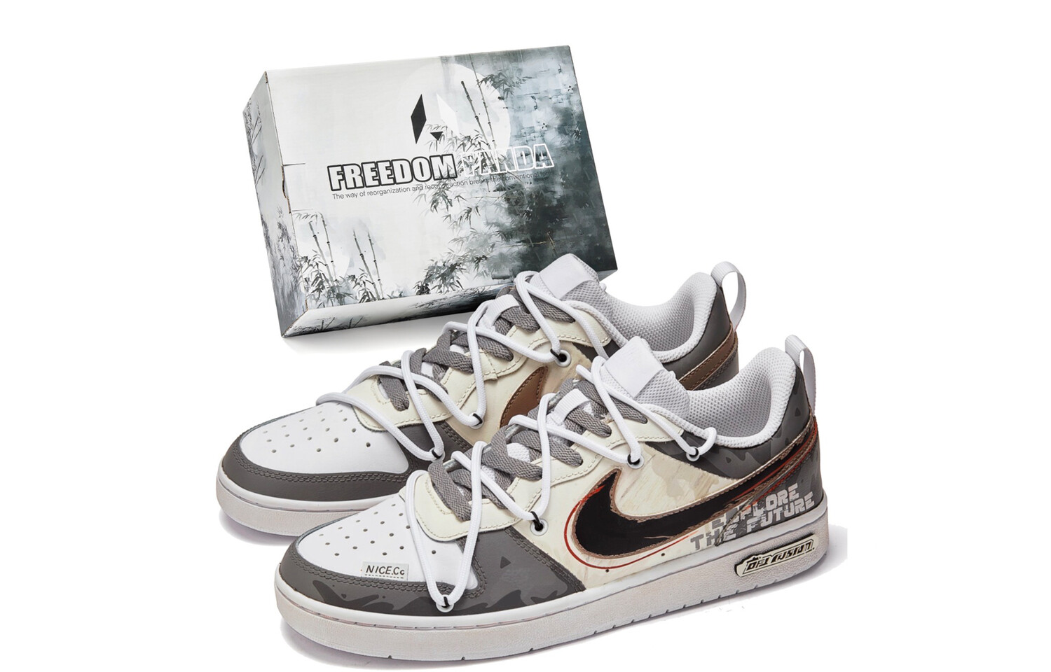 Кроссовки Nike Court Borough Skateboarding Shoes Women's Low-top Brown/black, цвет Dark Mushroom with Outerspace and NB Burgundy
Кроссовки Nike Court Borough Skateboarding Shoes Women's Low-top Brown/black, цвет Dark Mushroom with Outerspace and NB Burgundy