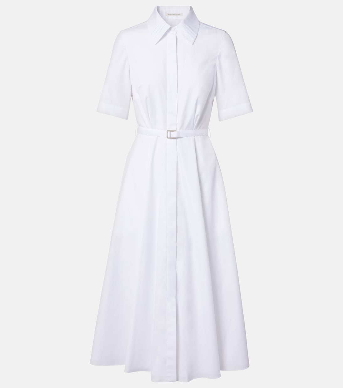 Руби хлопковое платье-рубашка Emilia Wickstead, белый
Руби хлопковое платье-рубашка Emilia Wickstead, белый