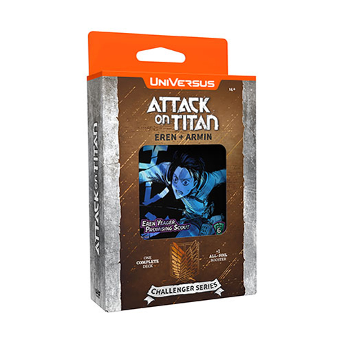Карточная игра Universus: Attack On Titan: Battle For Humanity Challenger Series Deck
Карточная игра Universus: Attack On Titan: Battle For Humanity Challenger Series Deck