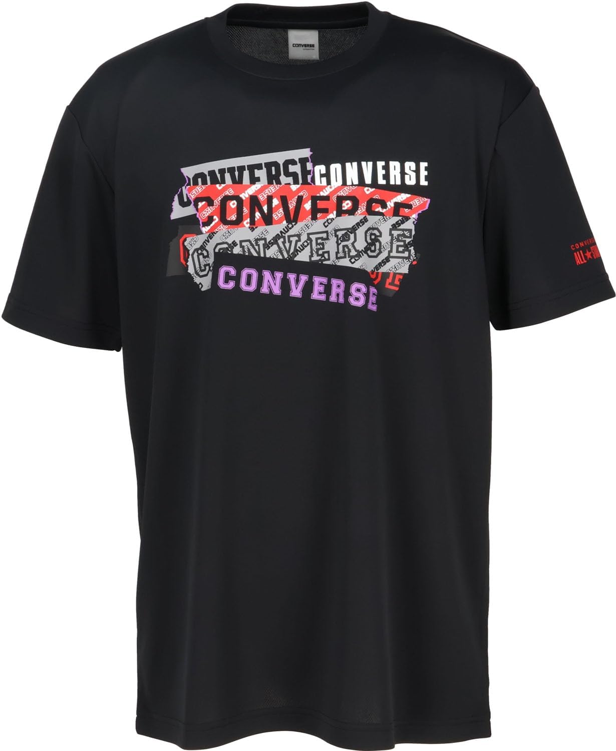 Баскетбольная футболка с коротким рукавом и принтом, влагоотводящая, быстросохнущая, CB242357 Converse, черный/красный
Баскетбольная футболка с коротким рукавом и принтом, влагоотводящая, быстросохнущая, CB242357 Converse, черный/красный