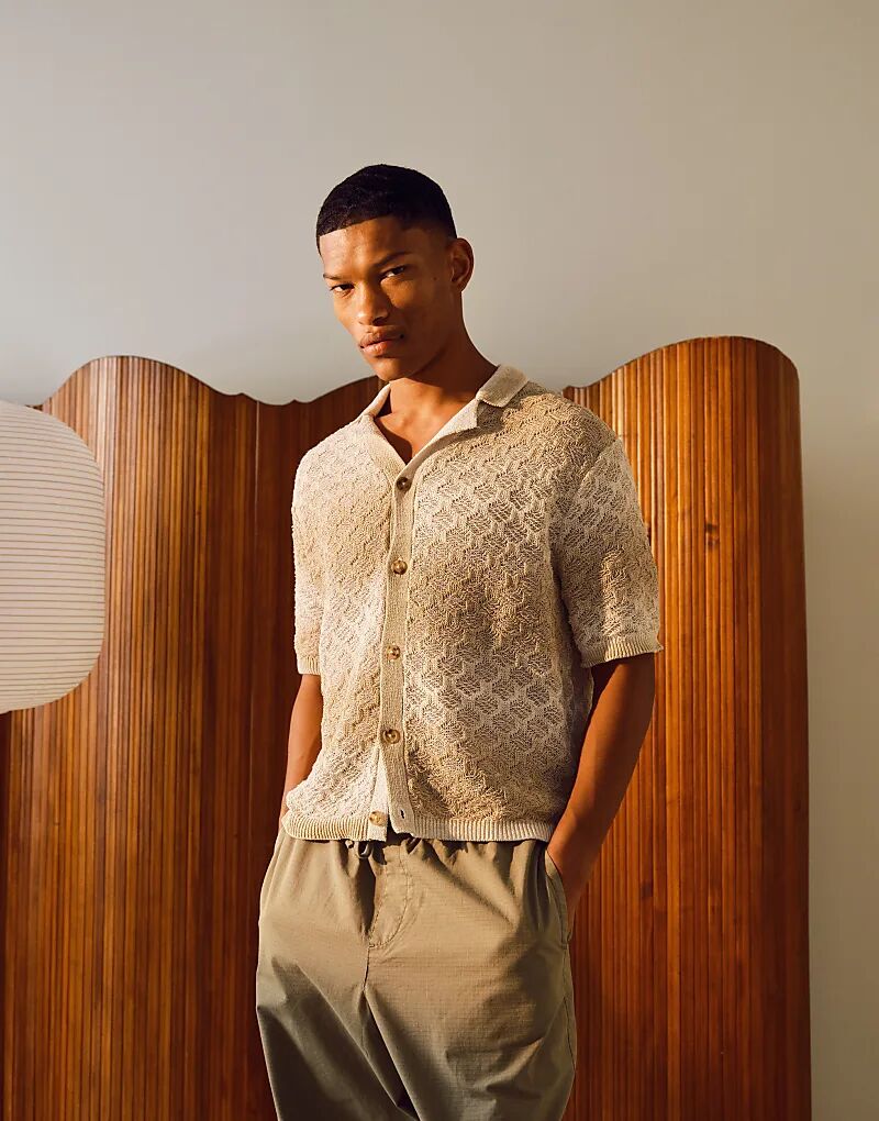 Свободный крой поло Topman Space Dye с пуговицами коричневого цвета
Свободный крой поло Topman Space Dye с пуговицами коричневого цвета