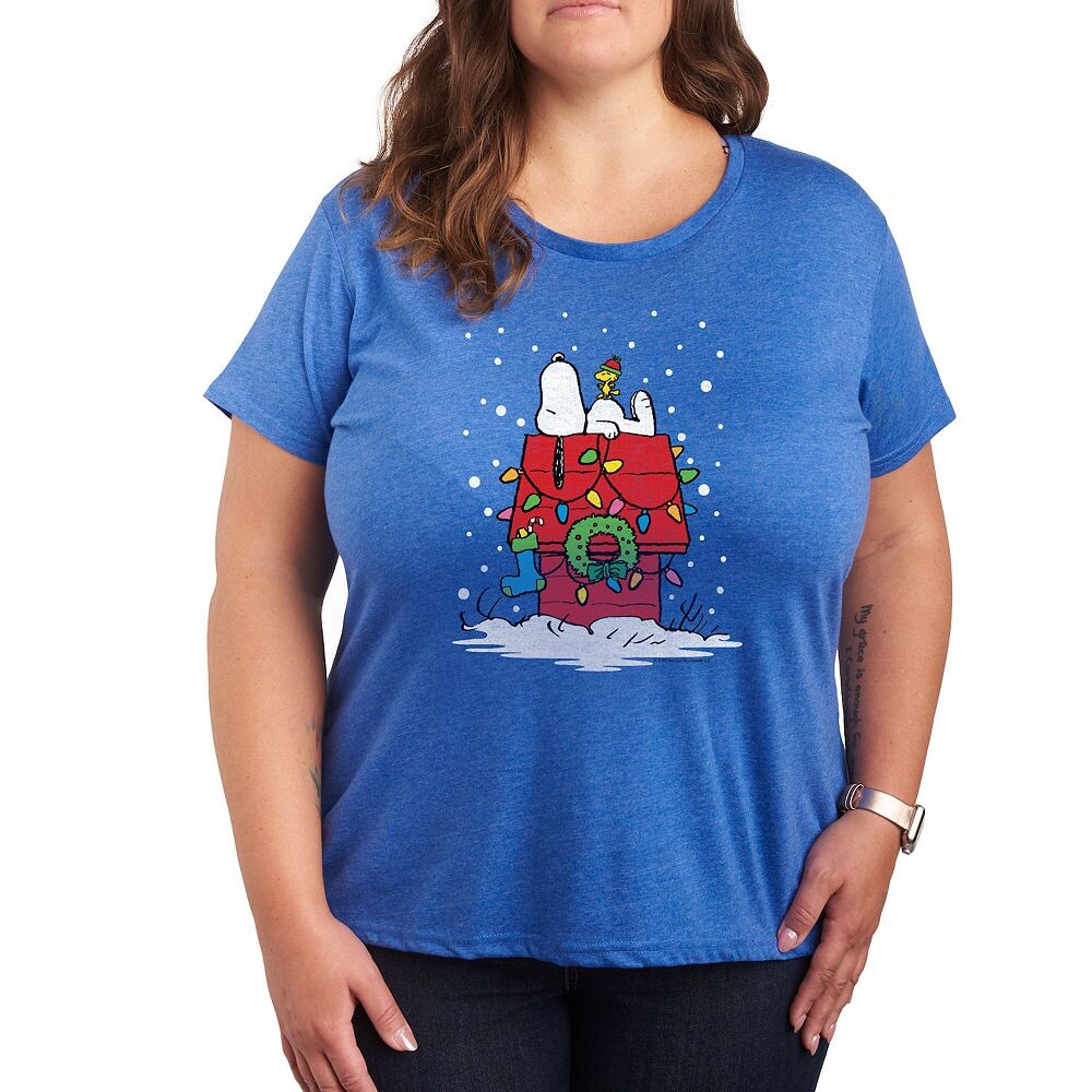 Футболка Plus Peanuts Snoopy & Woodstock с рисунком Lit Up Licensed Character, цвет Heather Royal Blue
Футболка Plus Peanuts Snoopy & Woodstock с рисунком Lit Up Licensed Character, цвет Heather Royal Blue