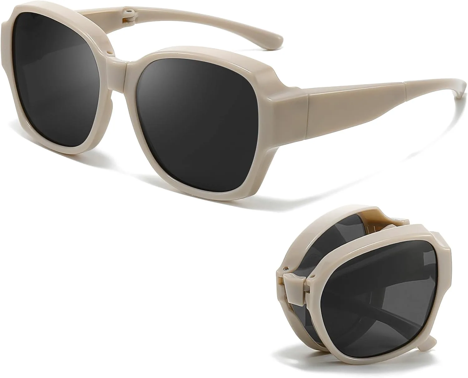 Складные солнцезащитные очки Trysee для женщин и мужчин, поляризованные, с защитой от УФ-излучения, складные солнцезащитные очки с чехлом IF8709, C04 Grey
Складные солнцезащитные очки Trysee для женщин и мужчин, поляризованные, с защитой от УФ-излучения, складные солнцезащитные очки с чехлом IF8709, C04 Grey