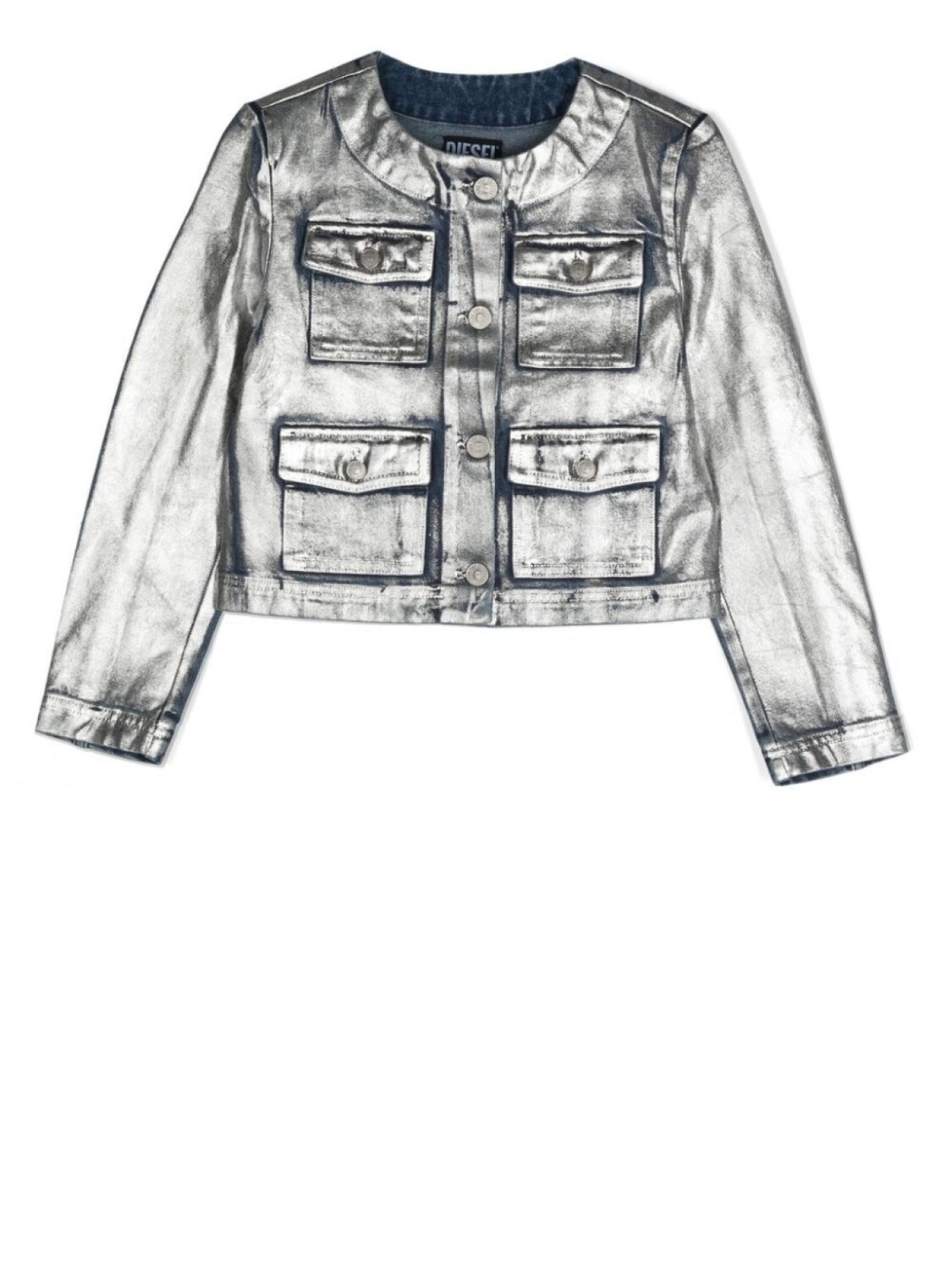 Diesel джинсовая куртка Evelop с эффектом металлик, серебристый
Diesel джинсовая куртка Evelop с эффектом металлик, серебристый