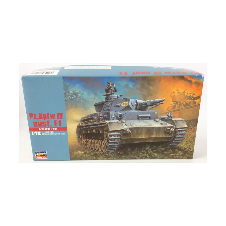 Пз. Кпфв. IV Аусф. Ф1, WWII Tank Miniatures (1:72) (Hasegawa)
Пз. Кпфв. IV Аусф. Ф1, WWII Tank Miniatures (1:72) (Hasegawa)