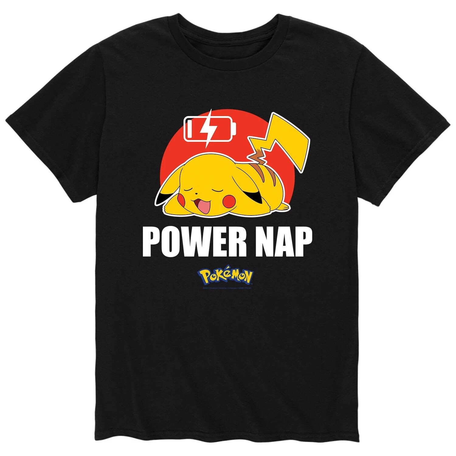 Мужская футболка Pokémon Pikachu Power Nap Licensed Character
Мужская футболка Pokémon Pikachu Power Nap Licensed Character
