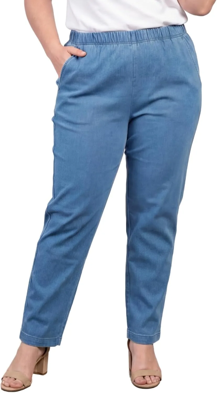 Turtle Bay New York женские джинсы с эластичной талией — расслабленный крой
Turtle Bay New York женские джинсы с эластичной талией — расслабленный крой