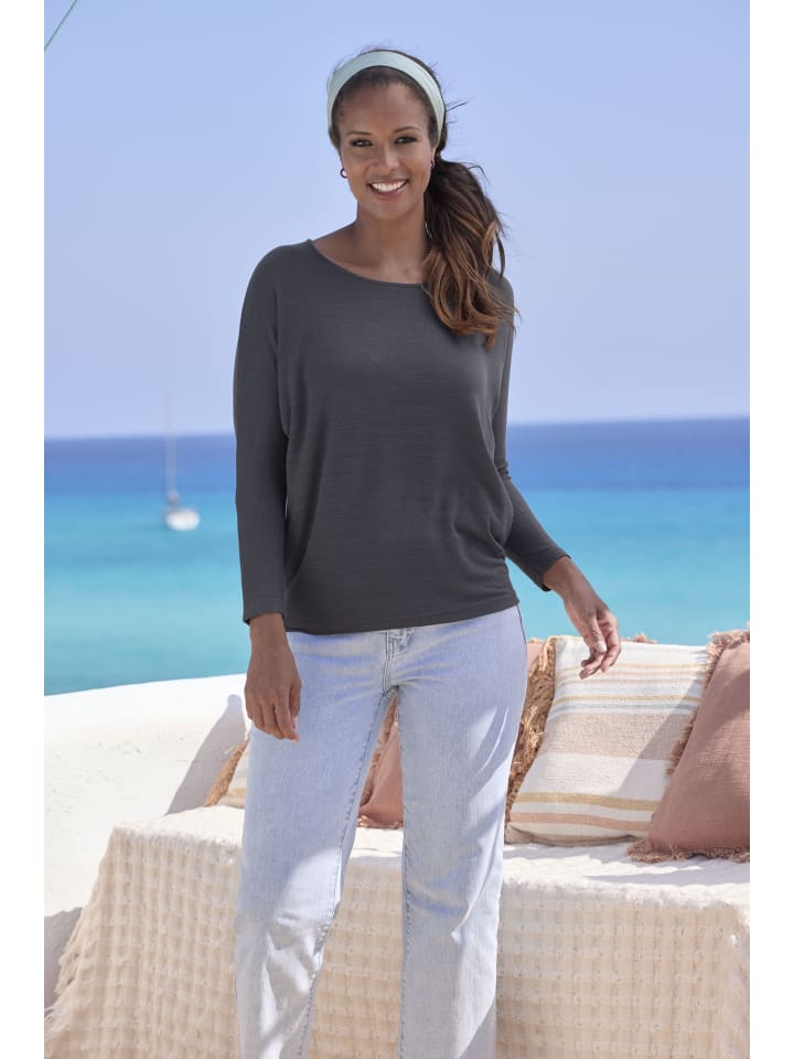 Лонгслив LASCANA, темно-синий
Лонгслив LASCANA, темно-синий