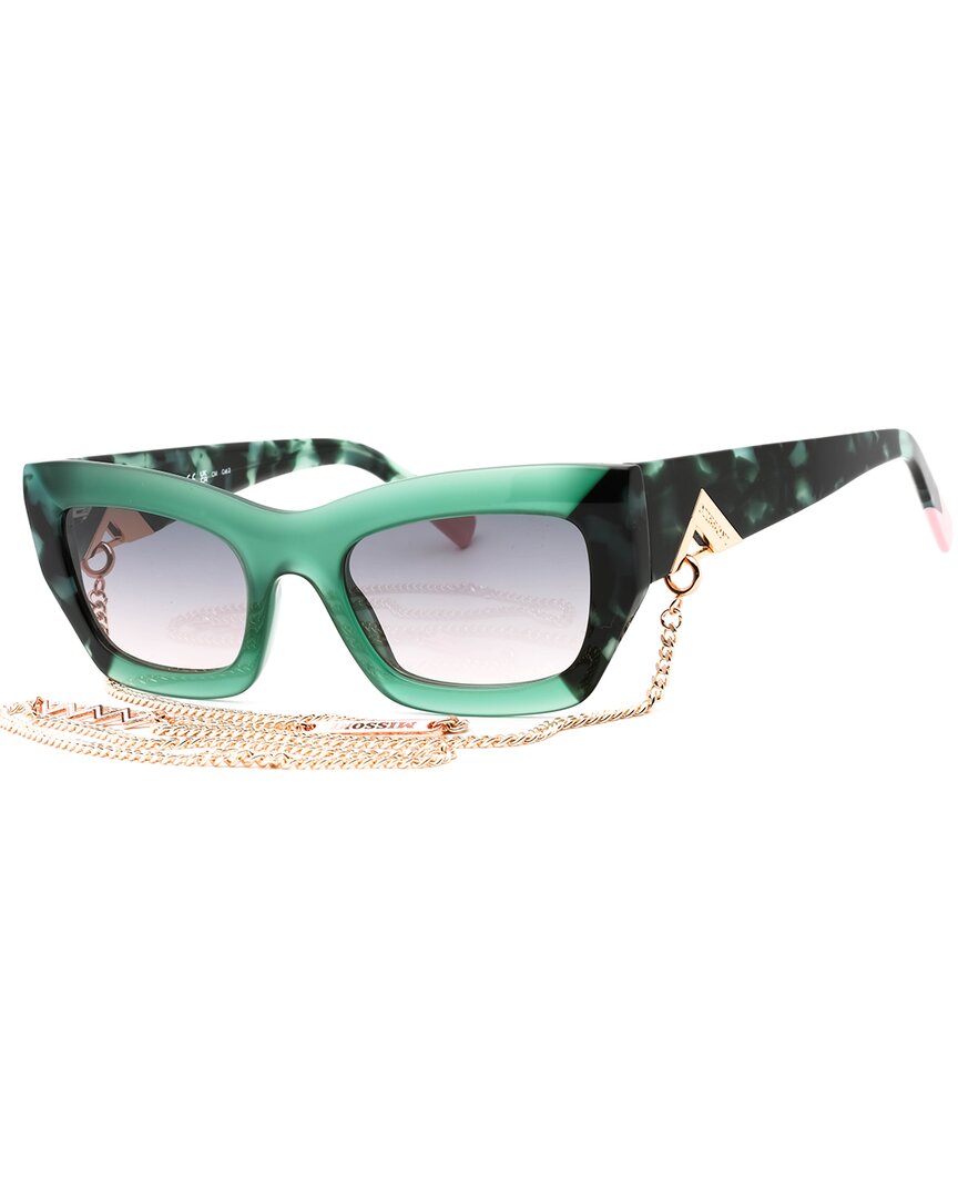 Missoni Женские Солнцезащитные очки MIS 0151/S 53mm, зеленый
Missoni Женские Солнцезащитные очки MIS 0151/S 53mm, зеленый