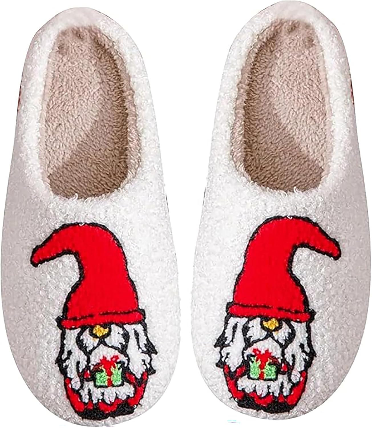 Женские рождественские домашние тапочки с санта клаусом Oukisam, красный
Женские рождественские домашние тапочки с санта клаусом Oukisam, красный