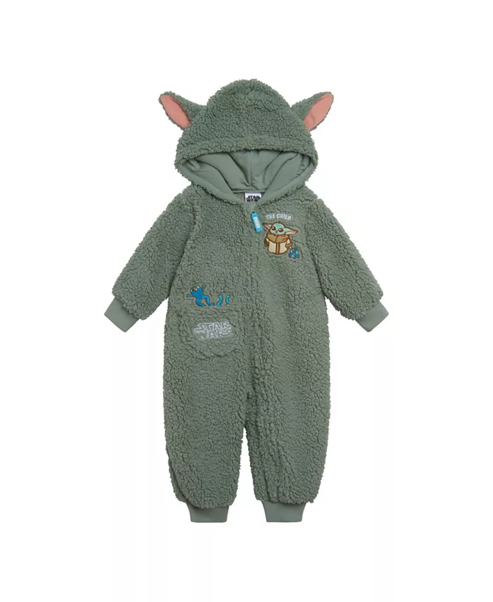 Детский комбинезон The Mandalorian Grogu с подкладкой из мягкого шерпа на молнии для мальчиков Star Wars, зеленый
Детский комбинезон The Mandalorian Grogu с подкладкой из мягкого шерпа на молнии для мальчиков Star Wars, зеленый