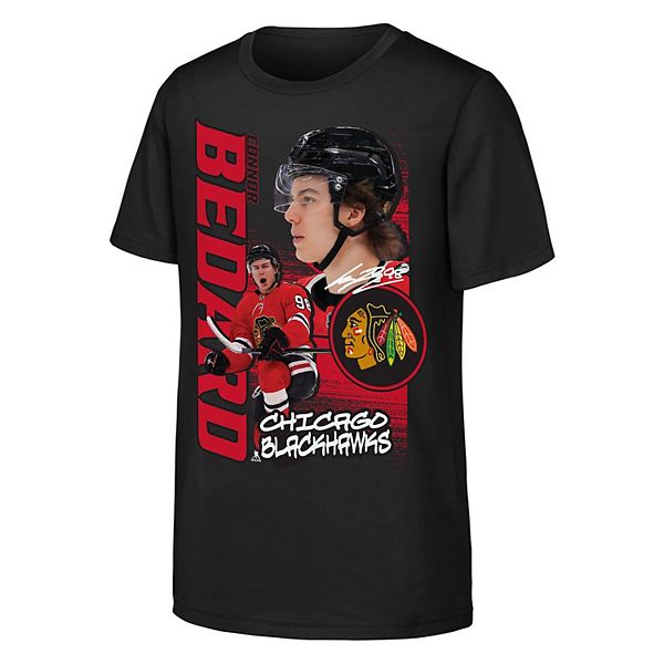 Футболка Chicago Blackhawks с принтом Connor Bedard Outerstuff
Футболка Chicago Blackhawks с принтом Connor Bedard Outerstuff