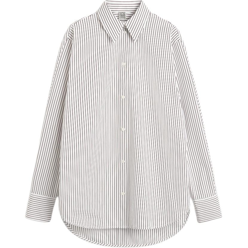 Футболка FW24 женская бело-коричневая TOTEME
Футболка FW24 женская бело-коричневая TOTEME