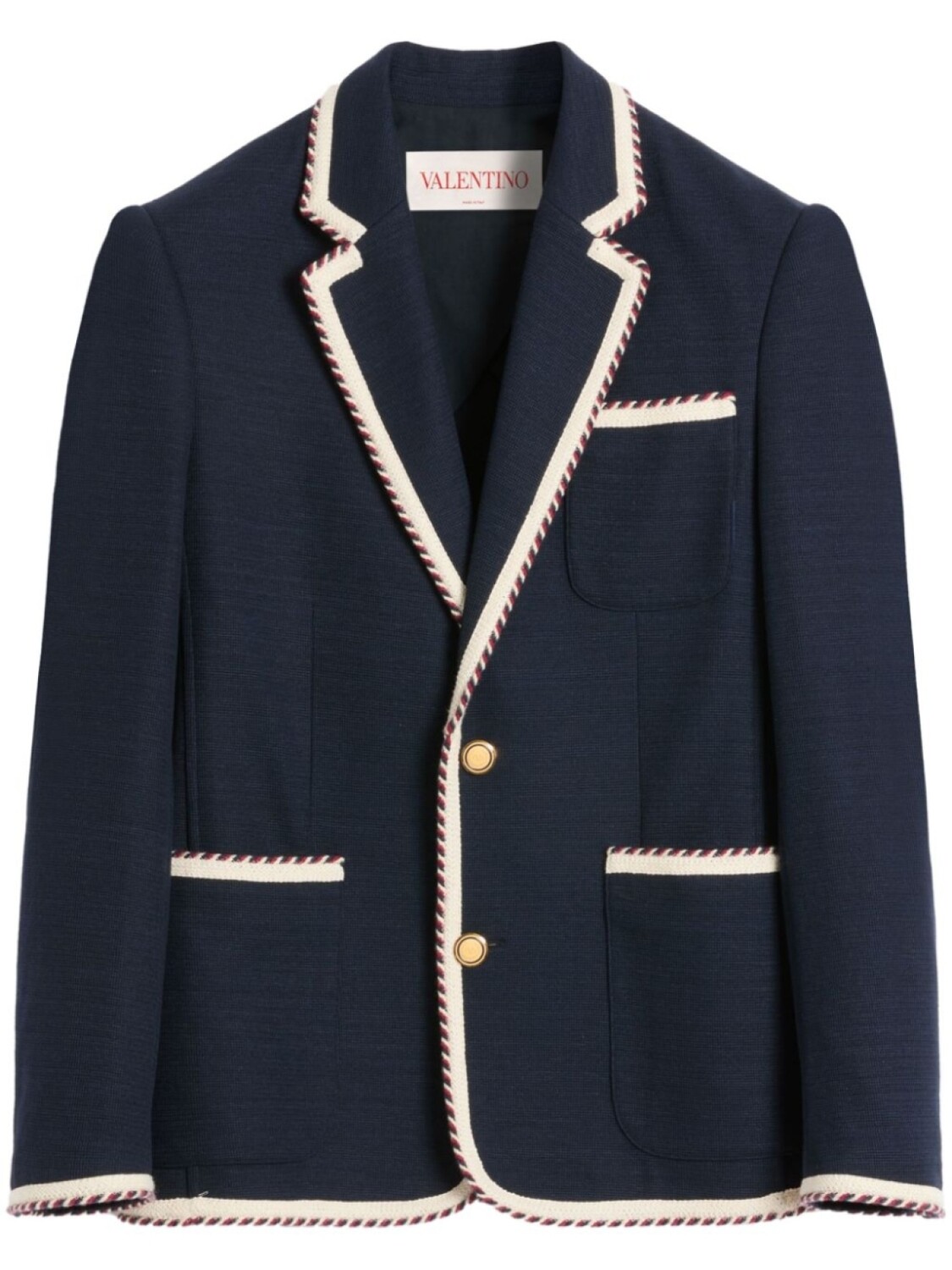 Однобортный пиджак Valentino Garavani, синий
Однобортный пиджак Valentino Garavani, синий