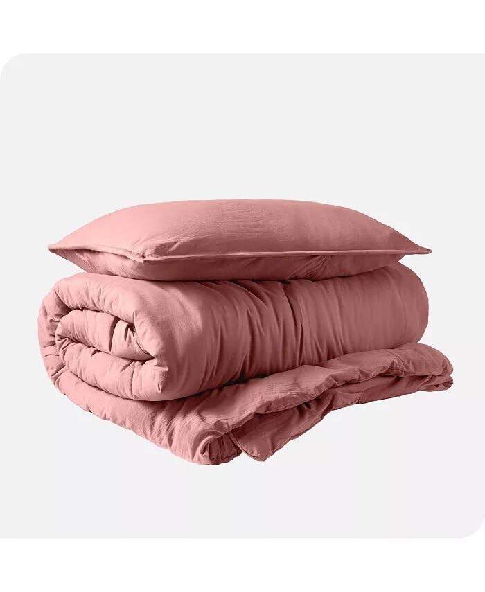 Ультрамягкий пододеяльник и накидка с эффектом песочной стирки Twin/Twin XL Bare Home, розовый
Ультрамягкий пододеяльник и накидка с эффектом песочной стирки Twin/Twin XL Bare Home, розовый