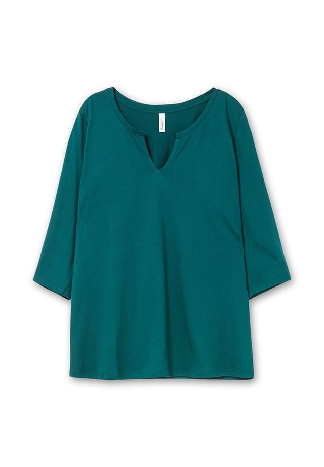 Рубашка с рукавом 3/4 из приятной смеси хлопка и модала. Sheego, цвет petrol
Рубашка с рукавом 3/4 из приятной смеси хлопка и модала. Sheego, цвет petrol