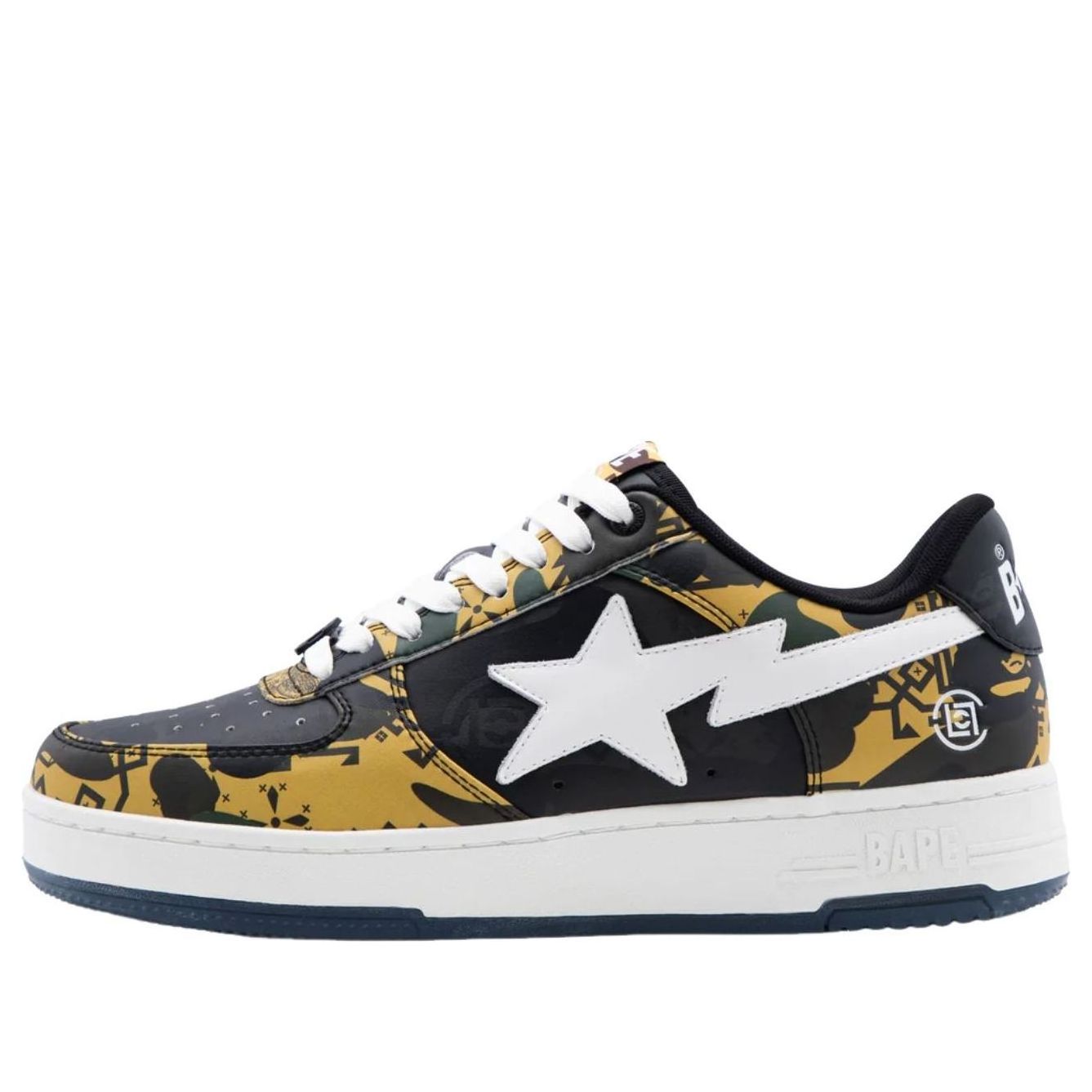 A Bathing Ape BAPE X Clot Camo BAPE STA 'Yellow'
A Bathing Ape BAPE X Clot Camo BAPE STA 'Yellow'