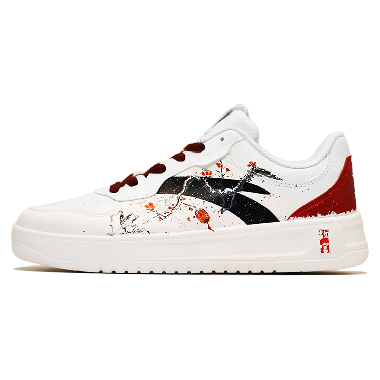 ANTA Низкие противоскользящие амортизирующие кроссовки для скейтбординга, мужские, белые, красные
ANTA Низкие противоскользящие амортизирующие кроссовки для скейтбординга, мужские, белые, красные