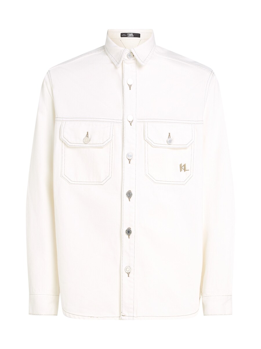 Рубашка на пуговицах классического кроя Karl Lagerfeld, кремовый
Рубашка на пуговицах классического кроя Karl Lagerfeld, кремовый