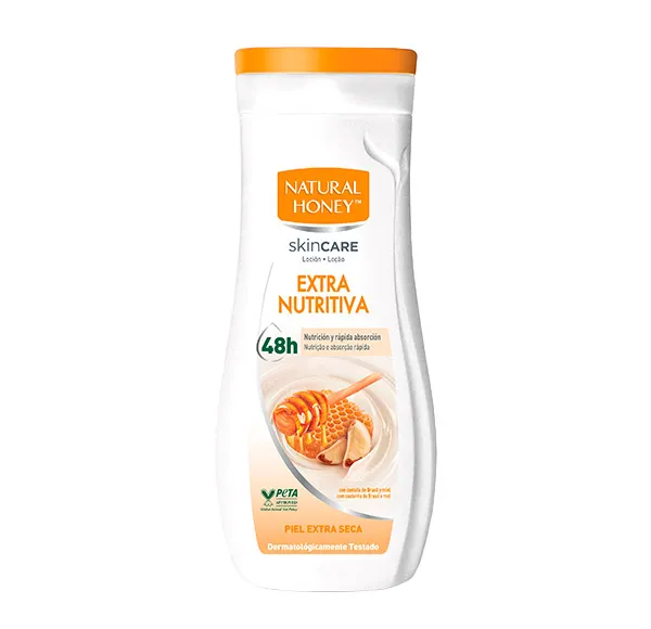 Лосьон для тела для сухой кожи Extra Nutritiva 48H Natural Honey, 600 ml
Лосьон для тела для сухой кожи Extra Nutritiva 48H Natural Honey, 600 ml