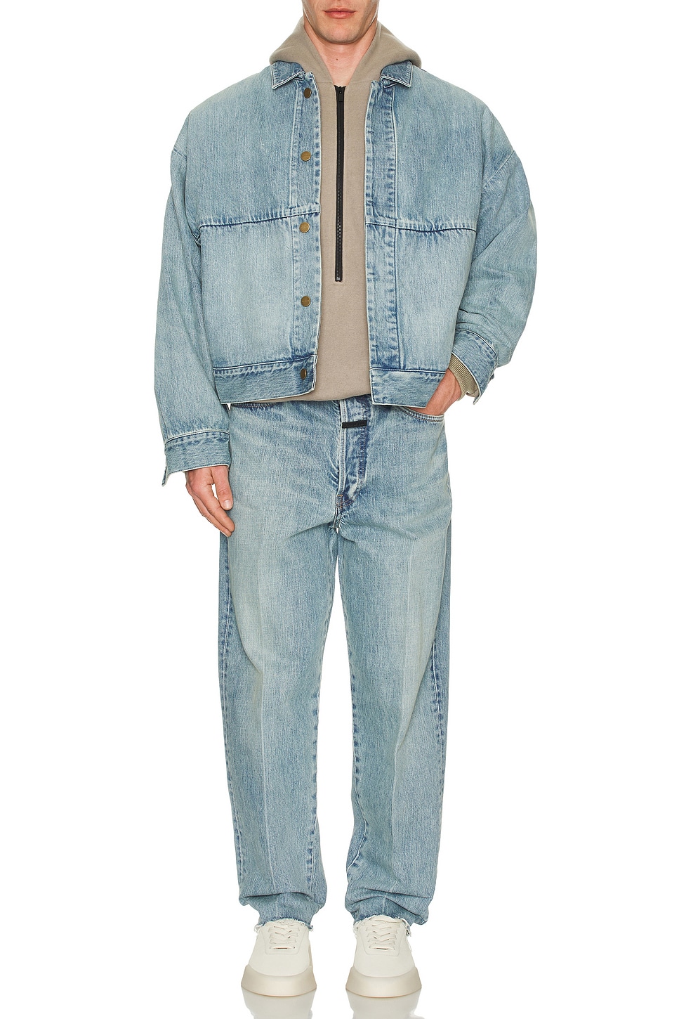 Джинсовая куртка в стиле trucker Fear Of God, Indigo 2
Джинсовая куртка в стиле trucker Fear Of God, Indigo 2