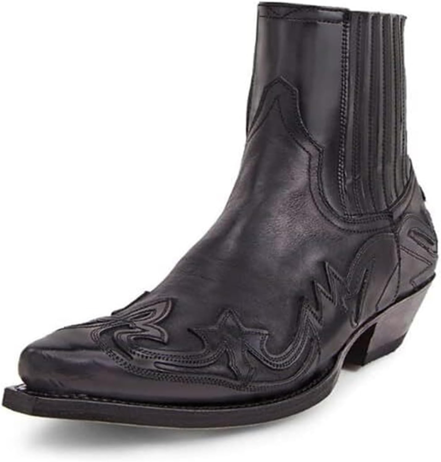 Мужские модные ковбойские ботинки с заостренным носком и высоким каблуком, противоскользящие, стильные, удобные, дышащие мягкие ботинки до щиколотки Generic, черный
Мужские модные ковбойские ботинки с заостренным носком и высоким каблуком, противоскользящие, стильные, удобные, дышащие мягкие ботинки до щиколотки Generic, черный