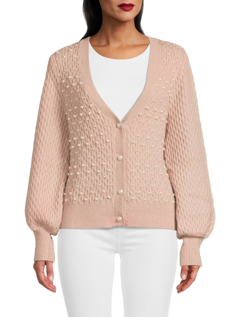 Кардиган с V-образным вырезом и имитацией жемчуга Joseph A, цвет Shadow
Кардиган с V-образным вырезом и имитацией жемчуга Joseph A, цвет Shadow