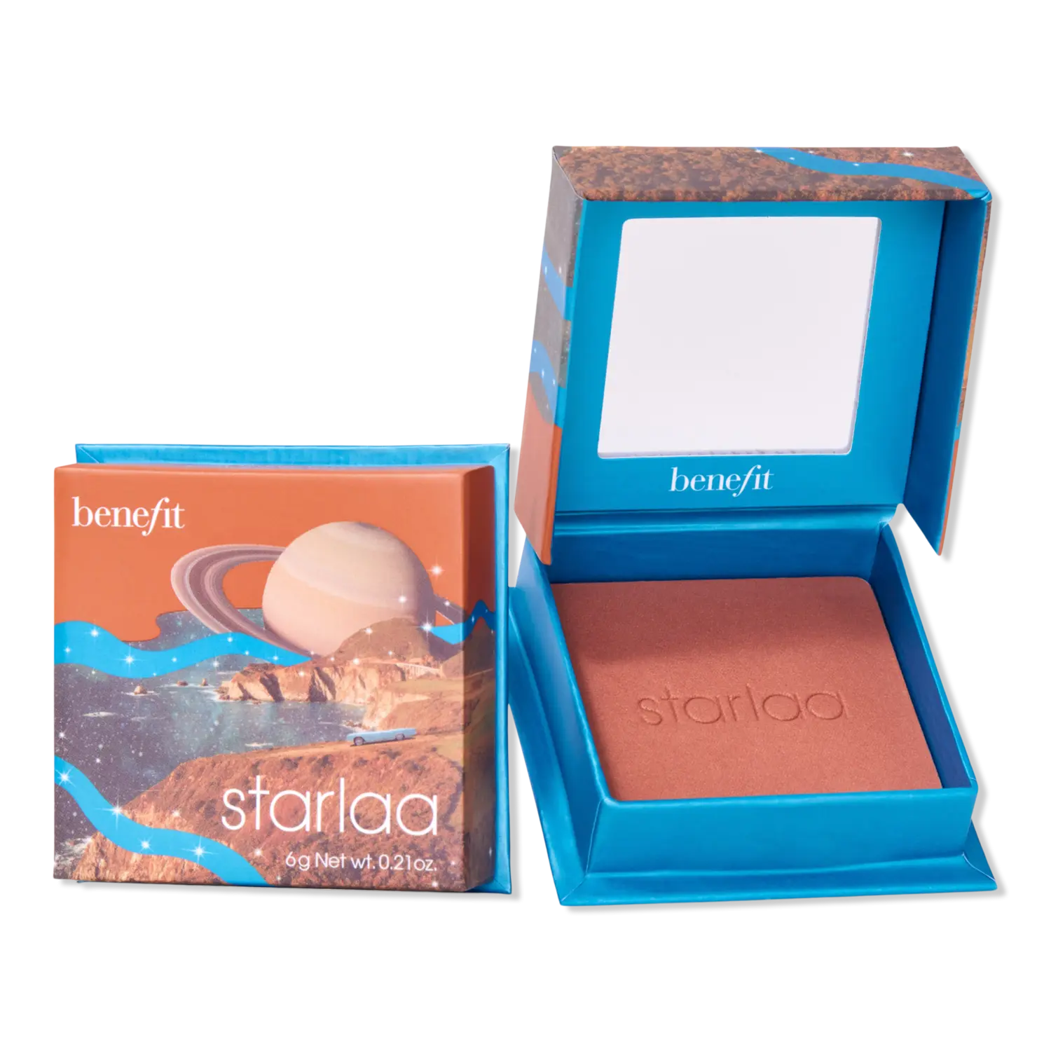 Шелковисто-мягкие пудровые румяна Benefit Cosmetics, Starlaa (rosy bronze)
Шелковисто-мягкие пудровые румяна Benefit Cosmetics, Starlaa (rosy bronze)