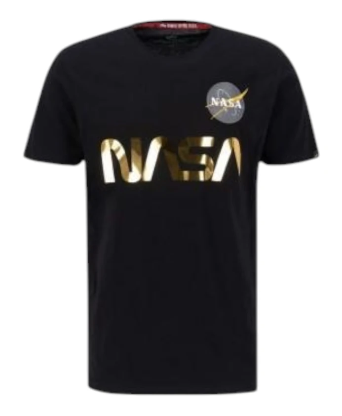 Светоотражающая футболка с принтом NASA, стандартный крой. Alpha Industries, черный
Светоотражающая футболка с принтом NASA, стандартный крой. Alpha Industries, черный