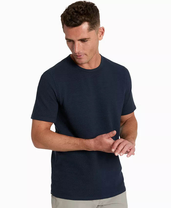 Мужская футболка приталенного кроя с фактурной отделкой Kenneth Cole, синий
Мужская футболка приталенного кроя с фактурной отделкой Kenneth Cole, синий