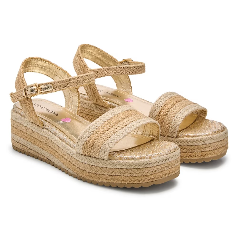 Детские сандалии на танкетке jcally для маленьких/больших детей Steve Madden, natural
Детские сандалии на танкетке jcally для маленьких/больших детей Steve Madden, natural