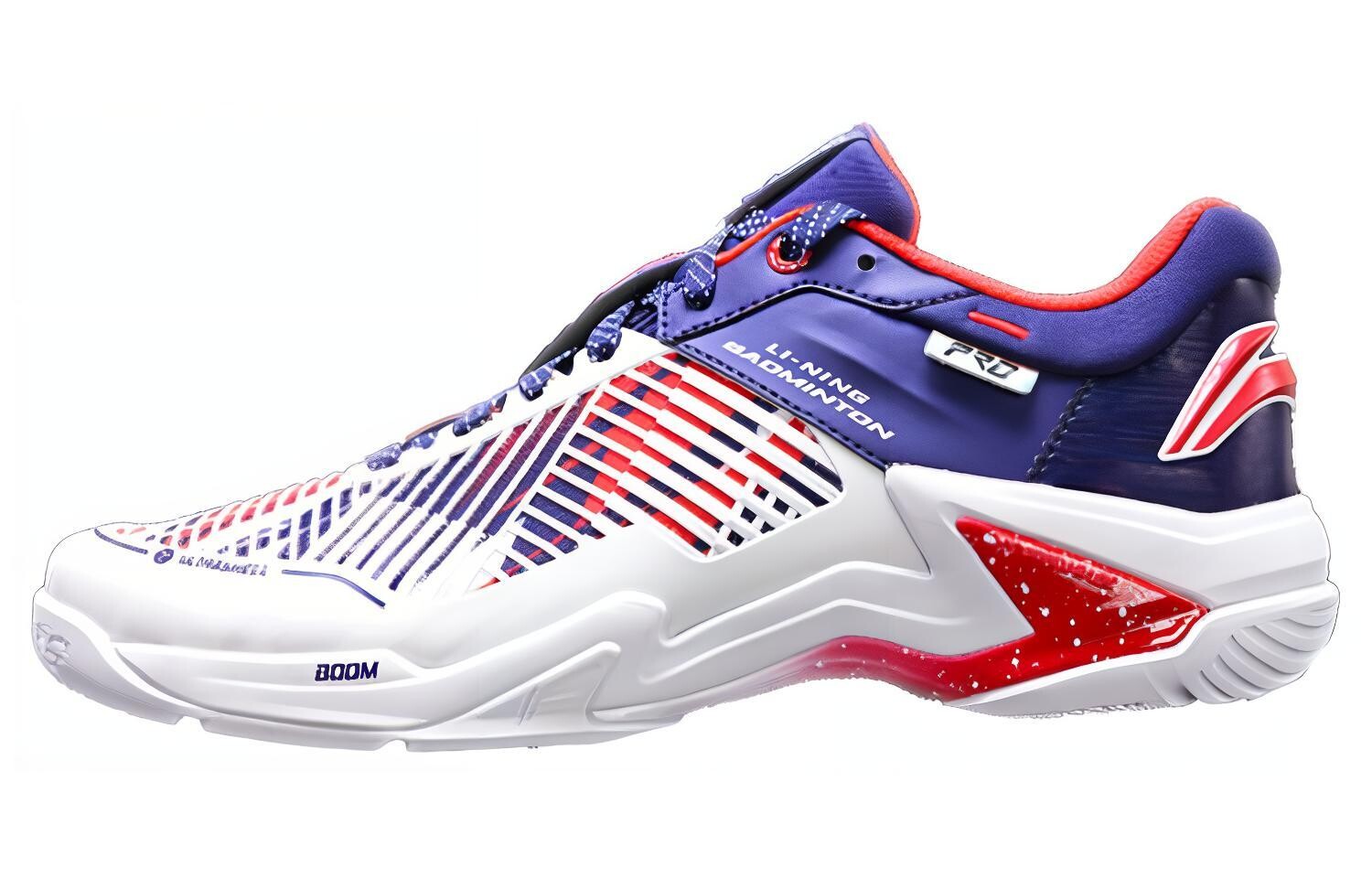 Кроссовки для бадминтона Thunder Series унисекс с низким верхом белого/синего цвета Lining
Кроссовки для бадминтона Thunder Series унисекс с низким верхом белого/синего цвета Lining