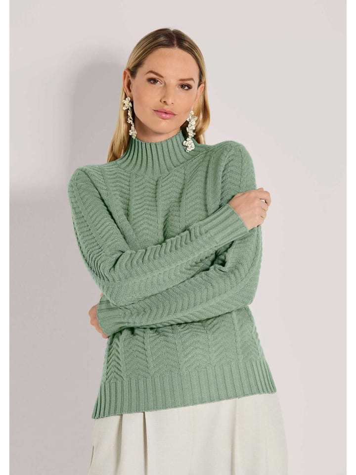MADELEINE Элегантный зимний свитер с фактурной вязкой светло-зеленого цвета
MADELEINE Элегантный зимний свитер с фактурной вязкой светло-зеленого цвета