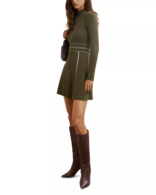 Мини-Платье Alex с детальной вышивкой Reiss, зеленый
Мини-Платье Alex с детальной вышивкой Reiss, зеленый