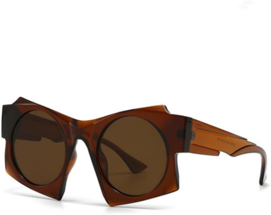 Модные солнцезащитные очки необычной формы для женщин и мужчин, роскошные солнцезащитные очки с уникальной оправой, трендовые очки с защитой от УФ-излучения UV400 TKKTLLT, Tea Tea
Модные солнцезащитные очки необычной формы для женщин и мужчин, роскошные солнцезащитные очки с уникальной оправой, трендовые очки с защитой от УФ-излучения UV400 TKKTLLT, Tea Tea