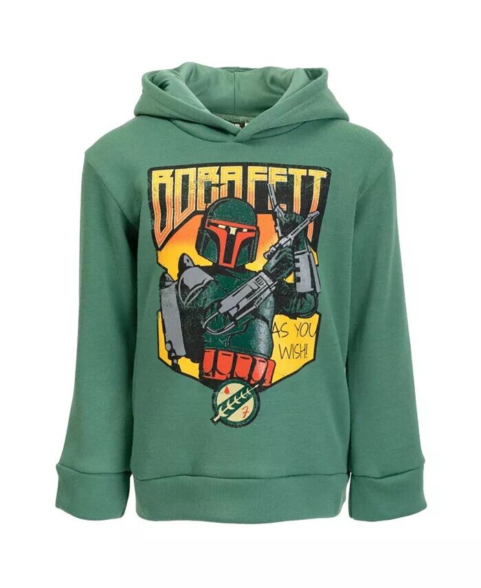 Флисовый пуловер с капюшоном «Звездные войны Боба Фетт» для малышей, Дети Мальчики Star Wars, черный
Флисовый пуловер с капюшоном «Звездные войны Боба Фетт» для малышей, Дети Мальчики Star Wars, черный