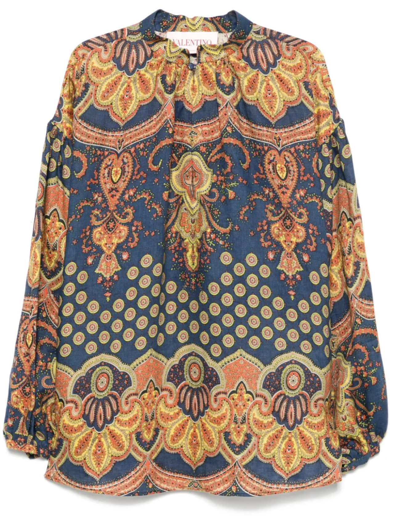 Valentino Garavani льняная рубашка Lino Voyage Imaginaire, синий
Valentino Garavani льняная рубашка Lino Voyage Imaginaire, синий