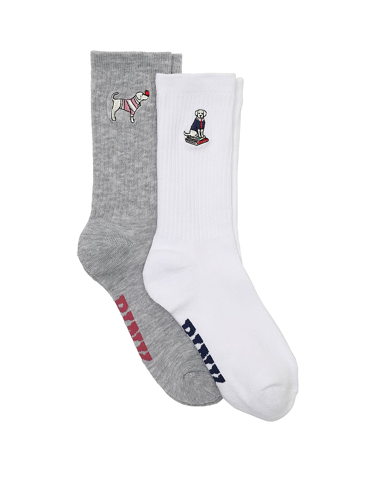 2 пары носков Pink, optic white/heather grey dog pack
2 пары носков Pink, optic white/heather grey dog pack