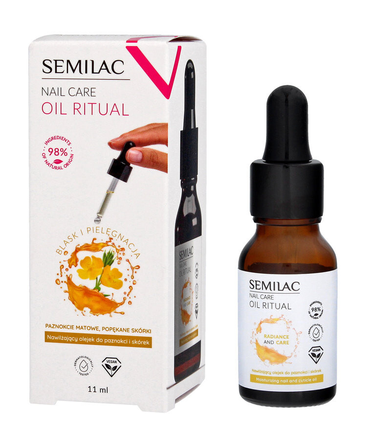 SEMILAC Nail Care Oil Ritual Увлажняющее масло для ногтей и кутикулы 11мл Inna Marka
SEMILAC Nail Care Oil Ritual Увлажняющее масло для ногтей и кутикулы 11мл Inna Marka