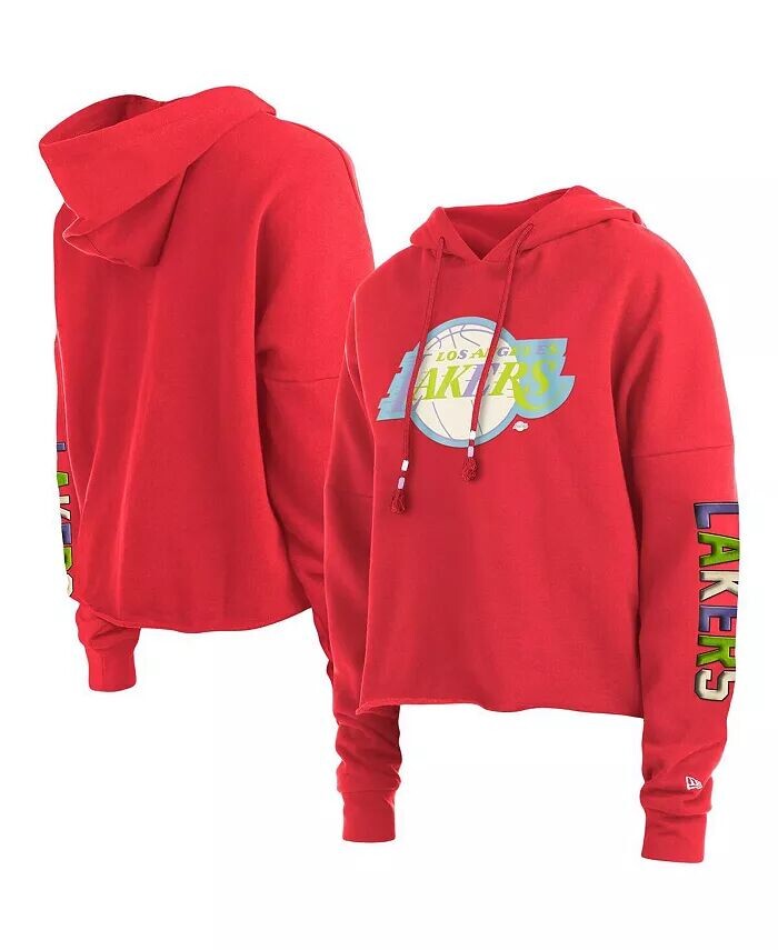 Женский красный укороченный пуловер с капюшоном Los Angeles Lakers Color Pack New Era
Женский красный укороченный пуловер с капюшоном Los Angeles Lakers Color Pack New Era