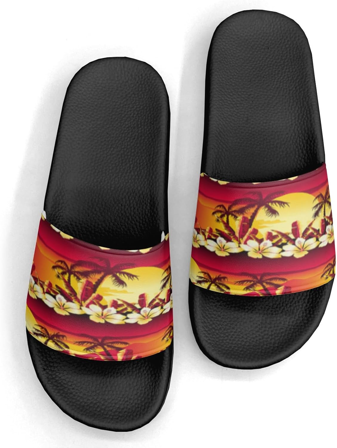 Шлепанцы с дизайном пальм Гавайи из кокосовой пальмы для женщин и мужчин Generic, Tropical Sunset Flowers Palm
Шлепанцы с дизайном пальм Гавайи из кокосовой пальмы для женщин и мужчин Generic, Tropical Sunset Flowers Palm