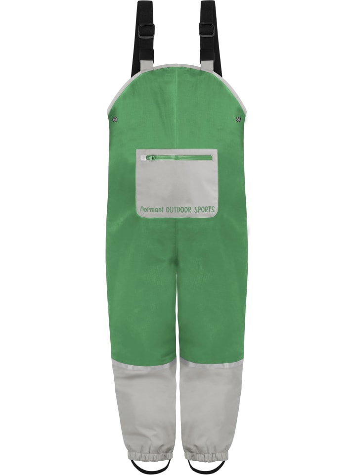 Normani Outdoor Sports Детские непромокаемые штаны на подтяжках, дизайн Waller, зеленого цвета
Normani Outdoor Sports Детские непромокаемые штаны на подтяжках, дизайн Waller, зеленого цвета