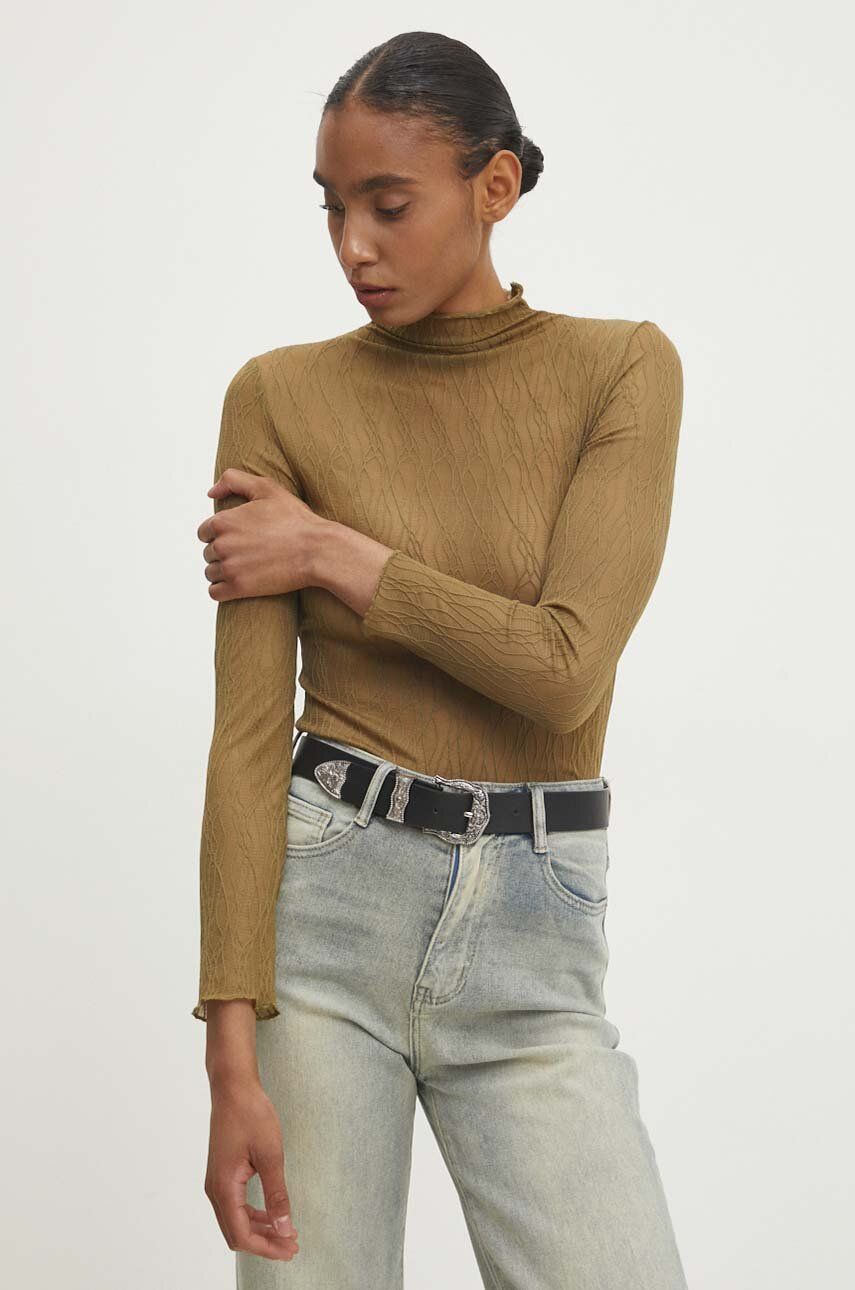 Футболка с длинным рукавом Answear Lab, зеленый
Футболка с длинным рукавом Answear Lab, зеленый