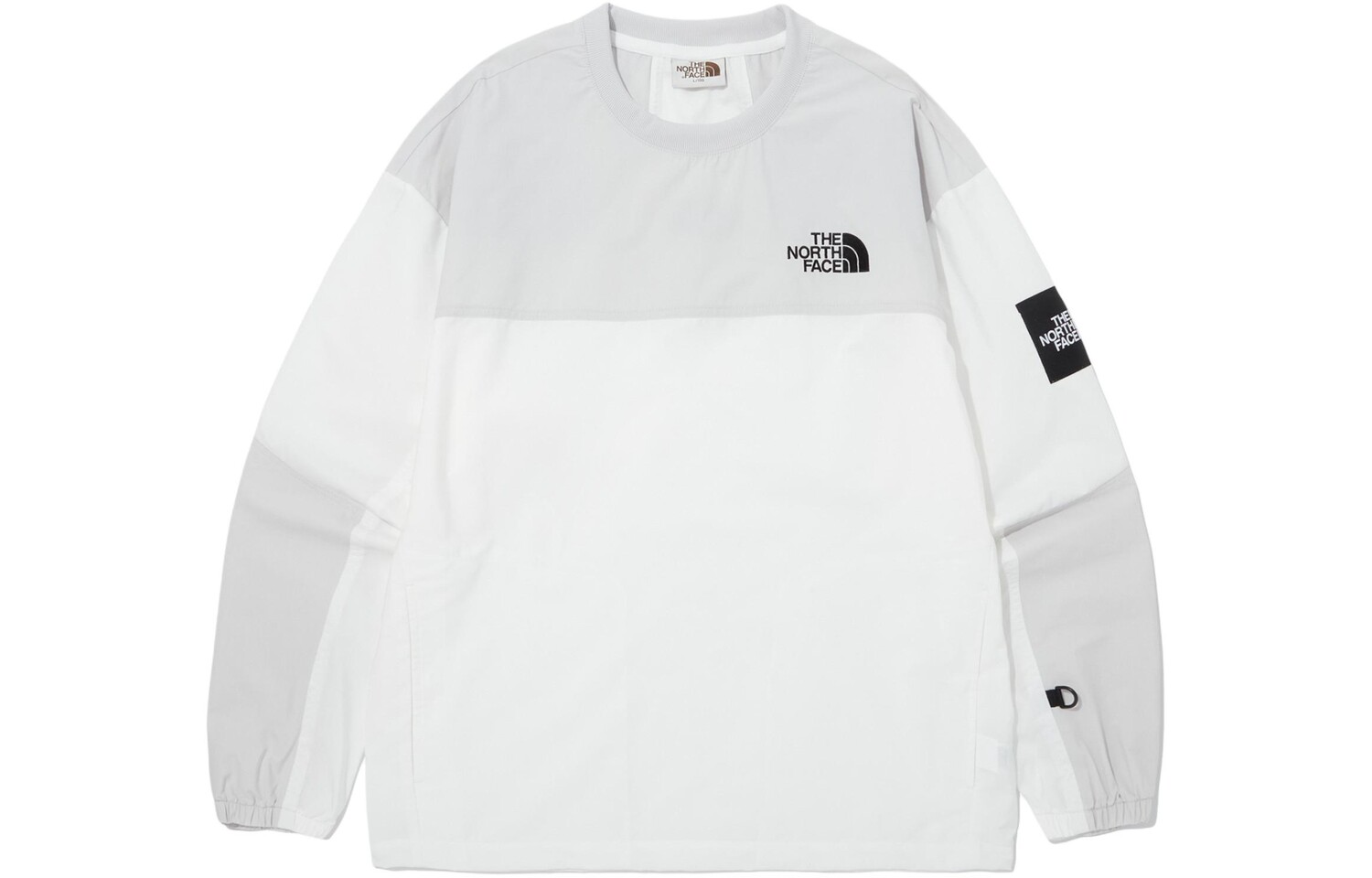 Толстовка унисекс серая/белая The North Face, серый 
Толстовка унисекс серая/белая The North Face, серый